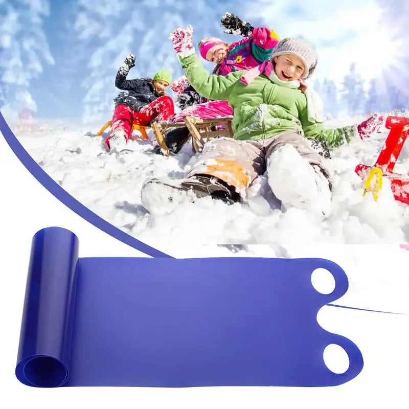 Snow Sled – Portable Roll-Up Snowboard Sled-3