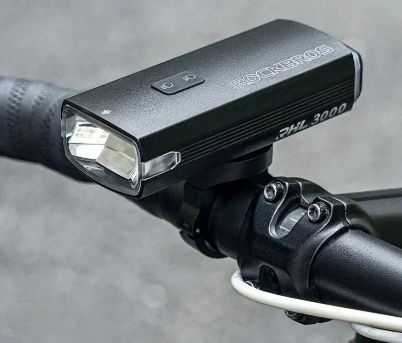 3000LM Bike Headlight 10000mAh Power Bank Black-2