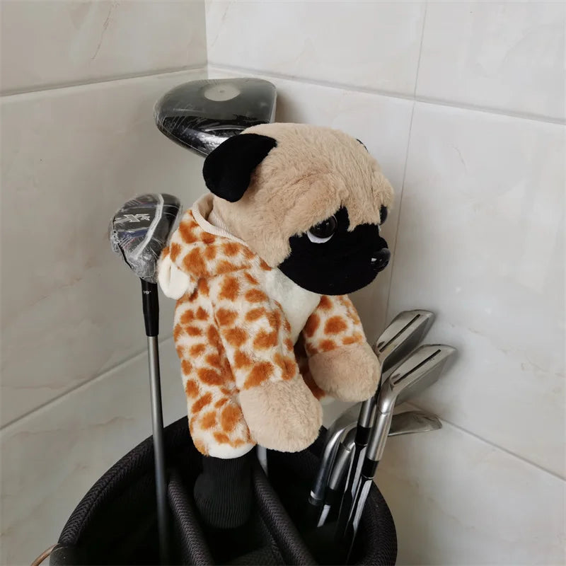 Pug Dog Animal Golf Wood Headcover