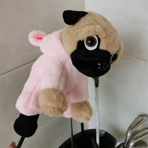 Pug Dog Animal Golf Wood Headcover