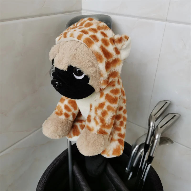 Pug Dog Animal Golf Wood Headcover