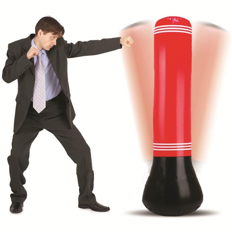 NNEDSZ 1.5M Inflatable Punching Bag For Adults And Children - Pvc Boxing Column Tumbler
