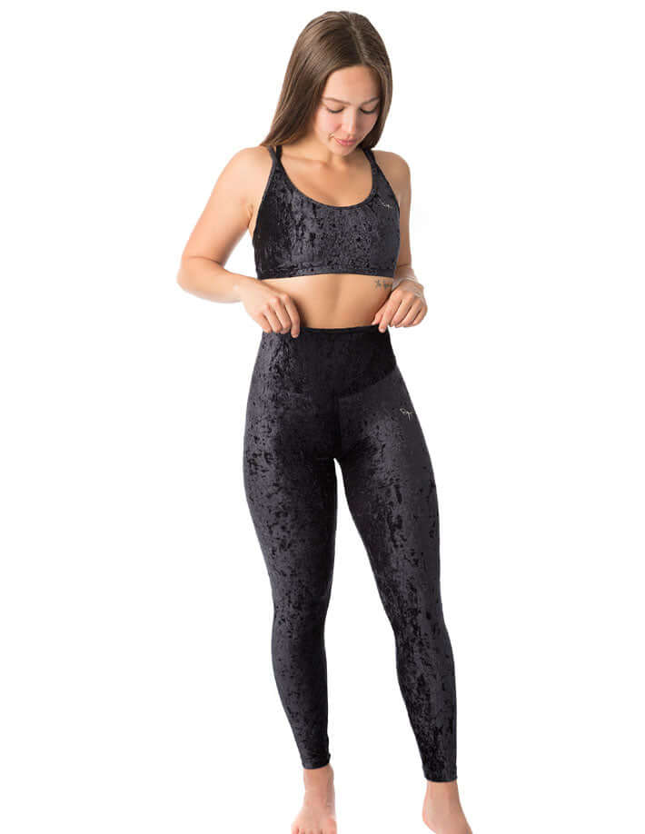 Velvet legging Adele dames