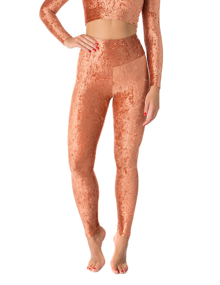 Velvet legging Adele dames