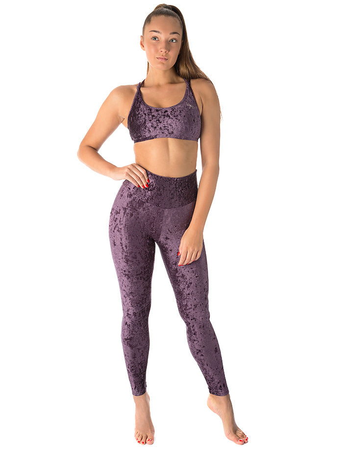 Velvet legging Adele dames