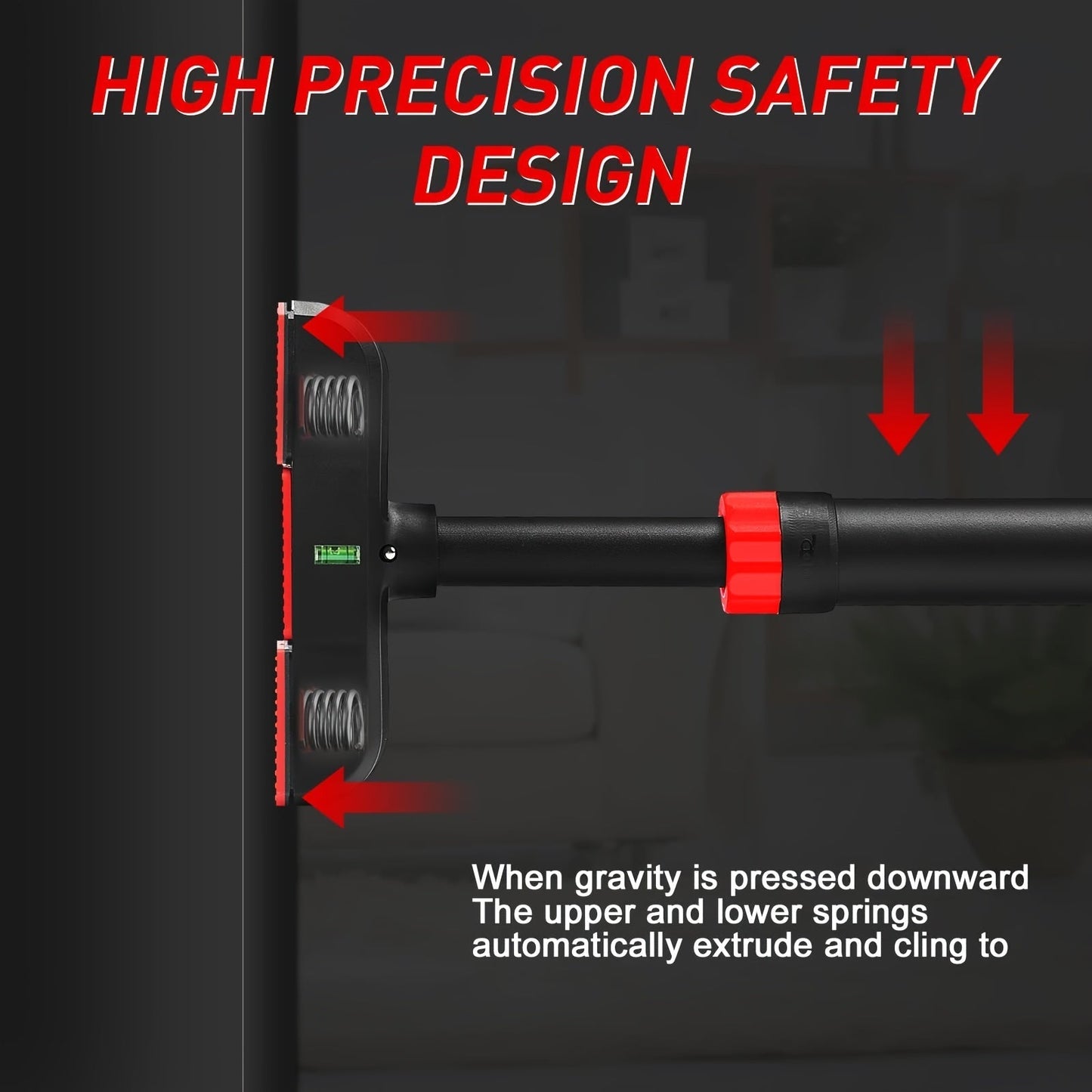 Doorway Pull-Up Bar with Support Frame-4