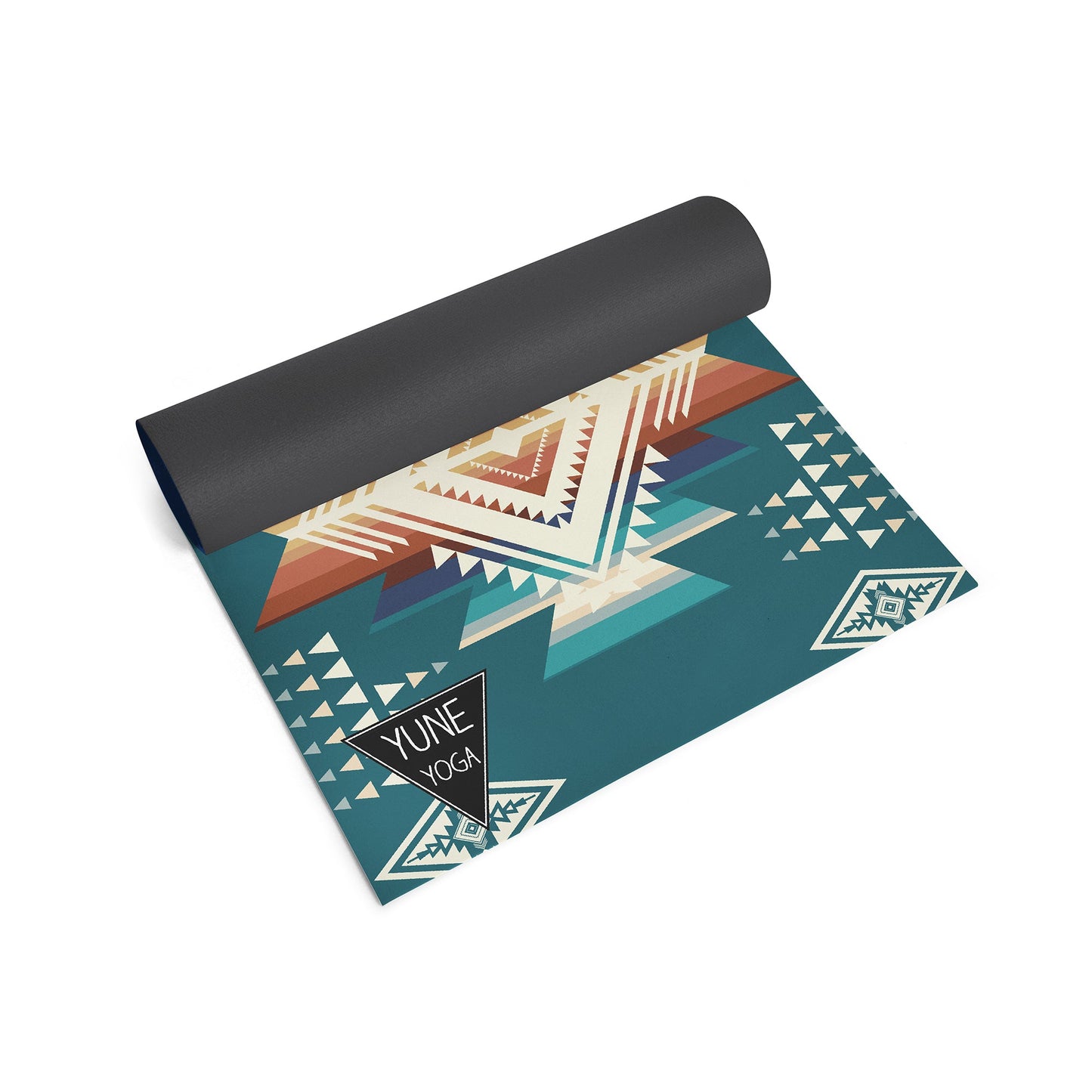 Buffalo Hills Moss Yoga Mat – 6 mm Extra Thick, Double-Sided Non-Slip, Eco-Friendly PER with Moss Green Nature Design | Yune Yoga