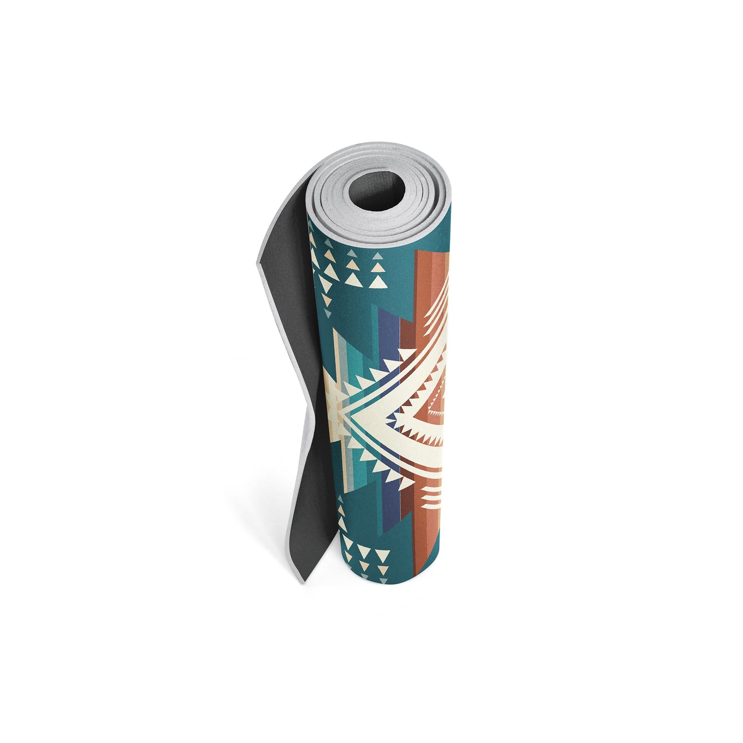 Buffalo Hills Moss Yoga Mat – 6 mm Extra Thick, Double-Sided Non-Slip, Eco-Friendly PER with Moss Green Nature Design | Yune Yoga