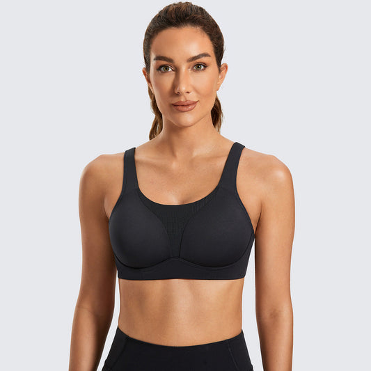 Gentle Comfort High Impact Padded Sports Bra-0