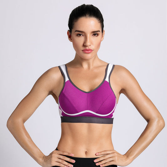 High Impact Bounce Control Wireless Workout Sports Bra-0
