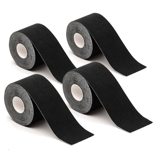 4 stuks zwarte kinesiologie tapes