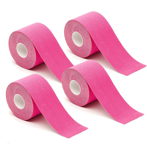 4 stuks roze kinesiologietapes