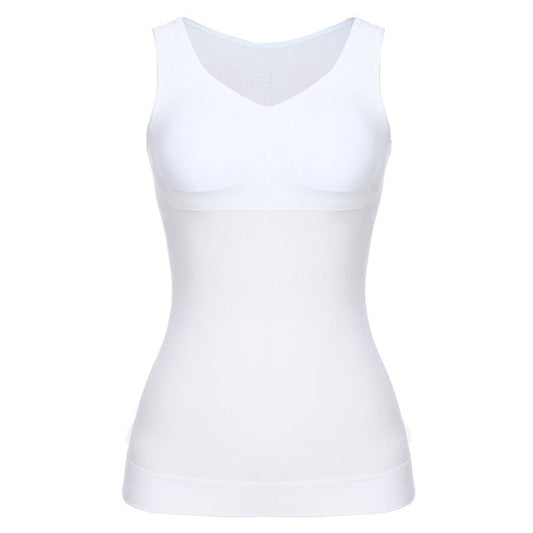 Tank Tops for Women with Built in Bra Shelf Bra Casual Wide Strap Basic Camisole Sleeveless Top Shaper with Removable Bra