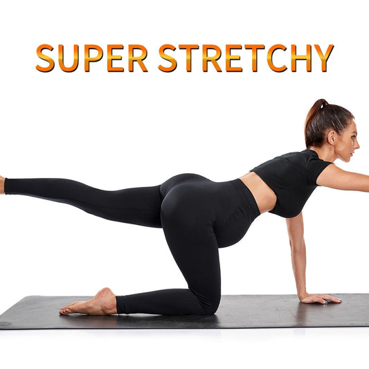 Zwangerschapslegging lang of kort -- High Waist Belly Support Legging (S-M-L)