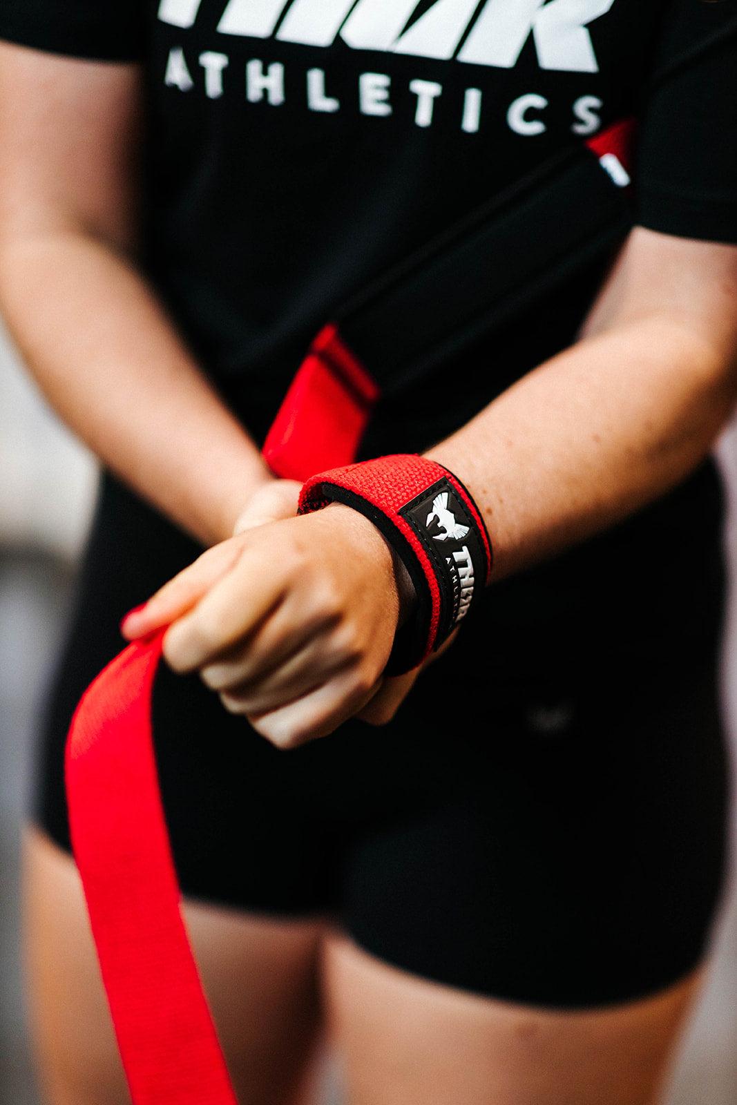 Lifting Straps | Rood | Thor Athletics-0