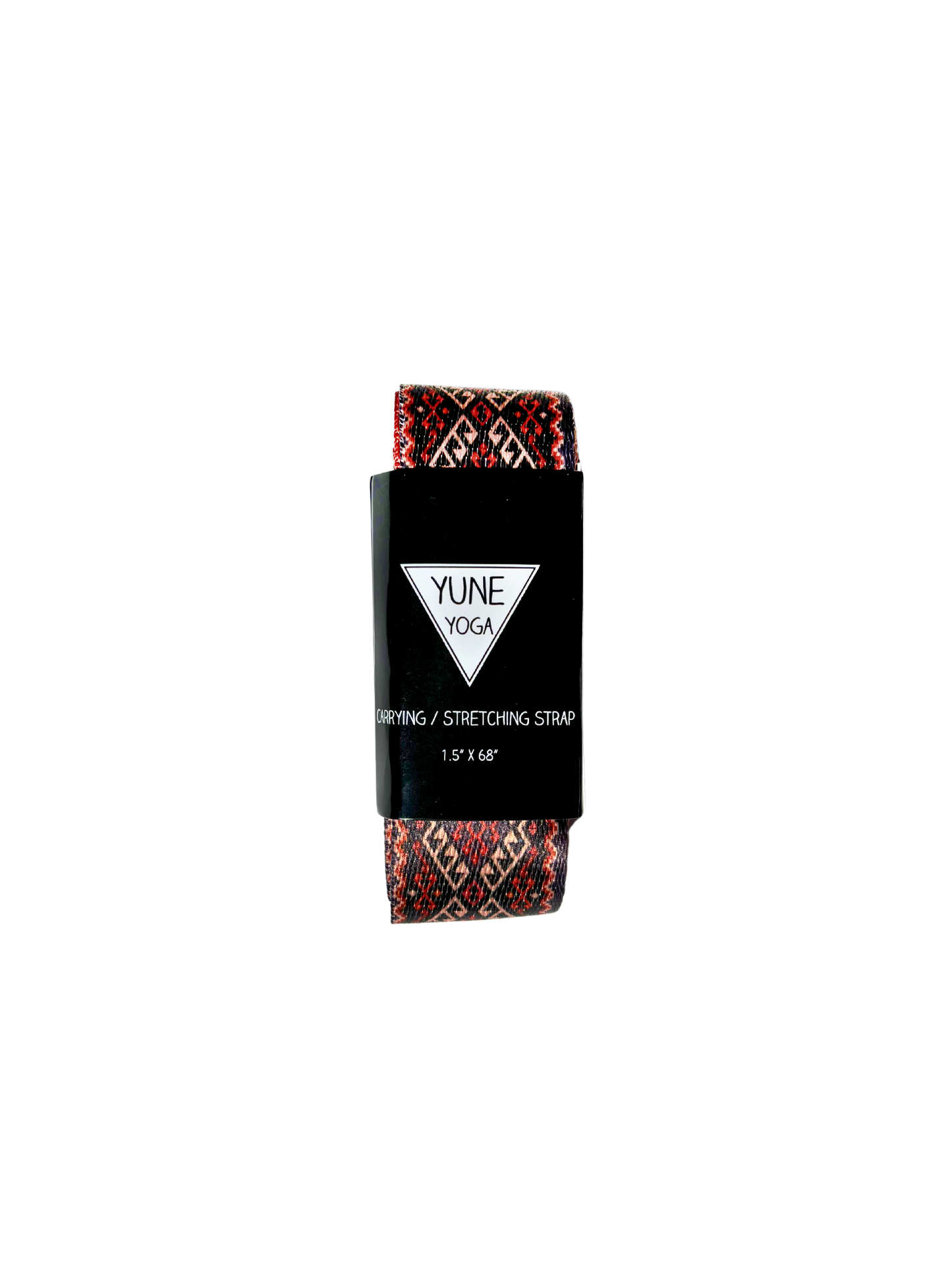 Moab Sunset Yoga Strap – Red Stretching Strap w/ Metal Buckles | Yune Yoga