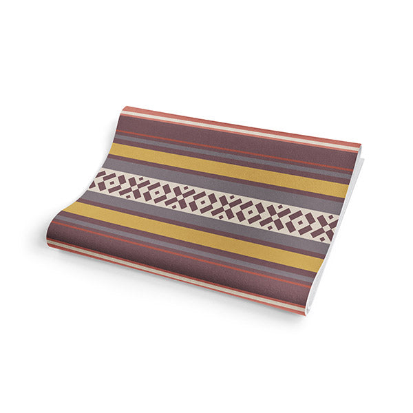Yoga Mat | 6mm dik| Gestreept | Anti-Slip | Eco Vriendelijk| Yune Yoga | Model Kim | Latexvrij