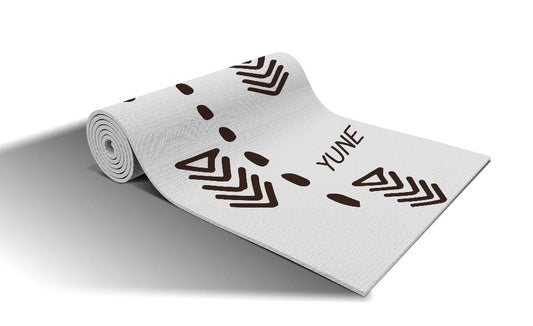 Polar Peace — Crag 6mm White Yoga Mat for Hot & Home Practice