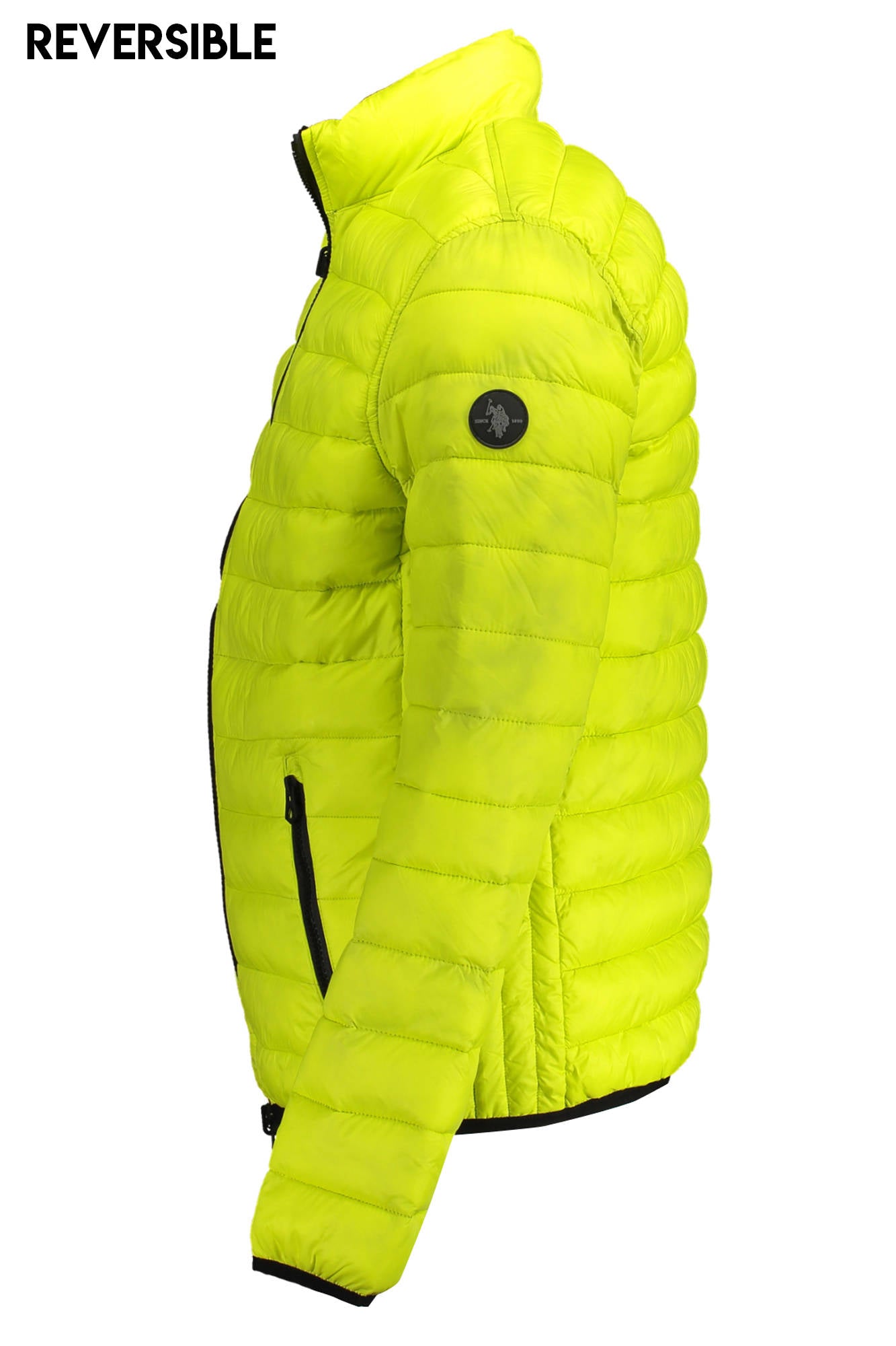 US POLO YELLOW MEN'S JACKET REVERSIBLE