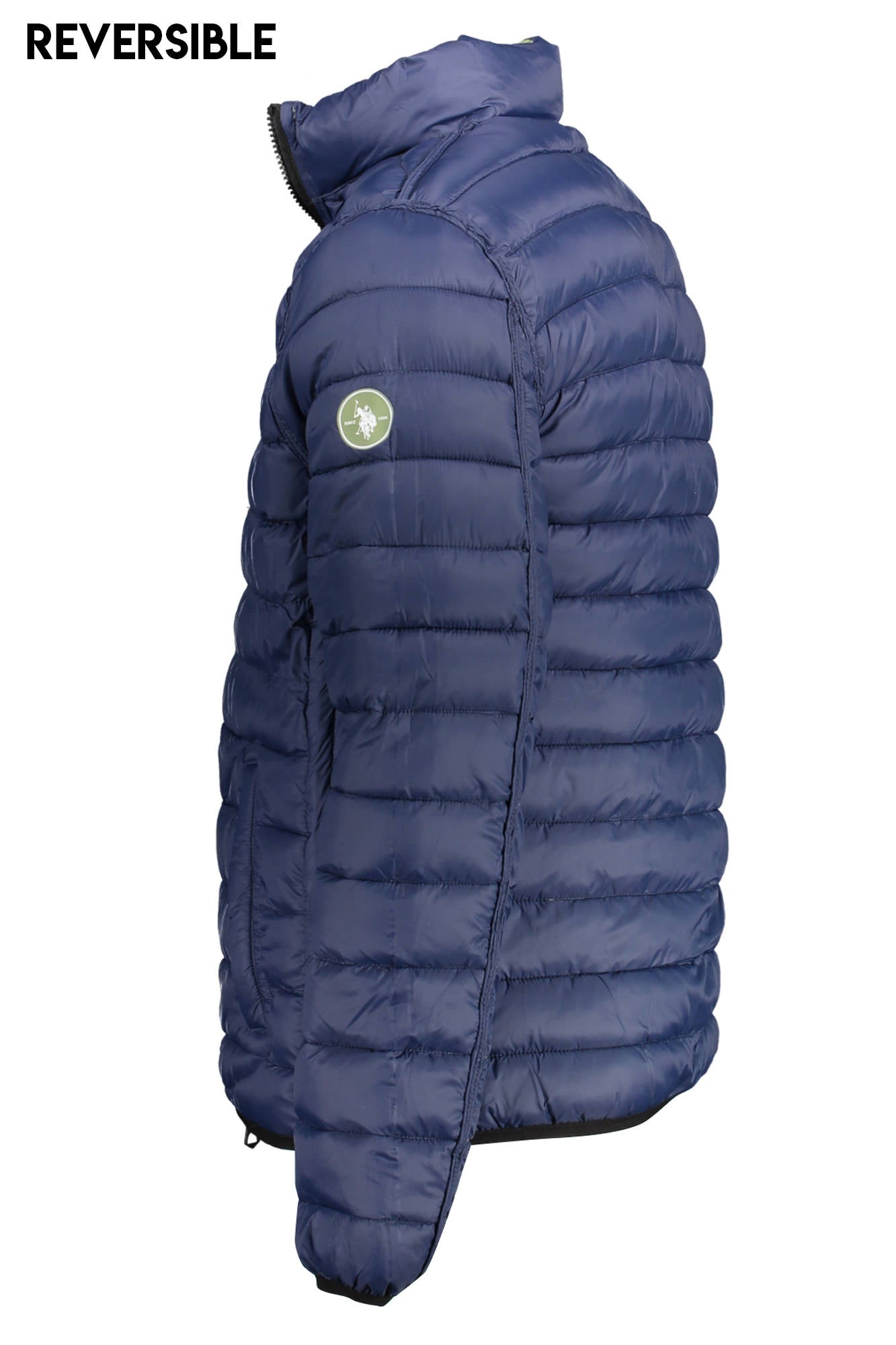 US POLO JACKET MEN GREEN/BLUE REVERSIBLE