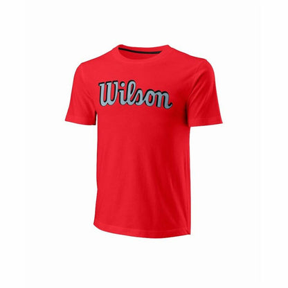 Men’s Short Sleeve T-Shirt Wilson Red-0
