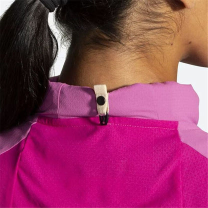 Brooks Dames Sportjas Canopy Frosted Dark pink (XS-S-M)