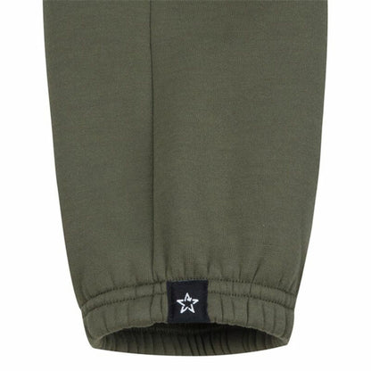 Children's Tracksuit Bottoms Converse Sustainable Core Jogger Green Olive