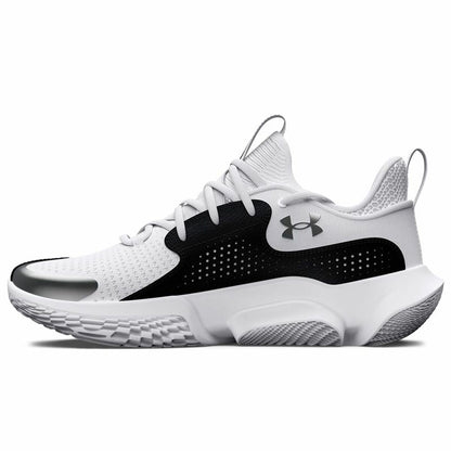 Basketball Shoes for Adults Under Armour Flow Futr X White-12