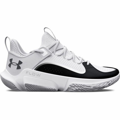 Basketball Shoes for Adults Under Armour Flow Futr X White-9