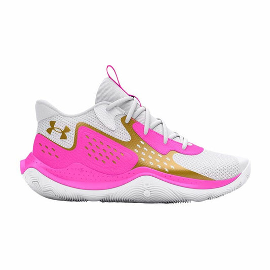 Under Armour Jet '23 White - Damesbasketbalschoenen
