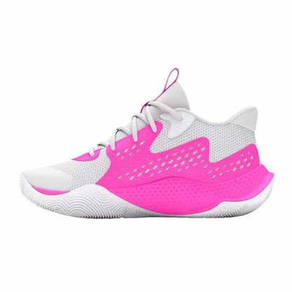 Under Armour Jet '23 White - Damesbasketbalschoenen