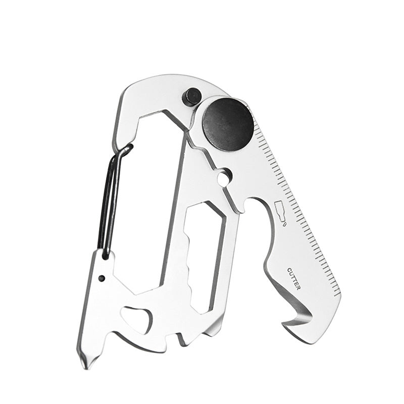 10in1 Stainless Steel EDC Card Multitool for Survival Camping & Climbing-2