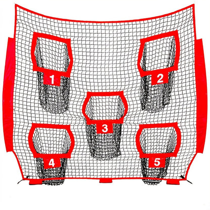 Football Outdoor Target Throwing Net with 5 Pockets-0