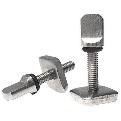 Surfboard Fins Thumb Screw and Plate for Longboard Center -