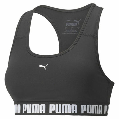 Sports Bra Puma Mid Impact Puma Stro Black-12