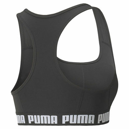 Sports Bra Puma Mid Impact Puma Stro Black-16