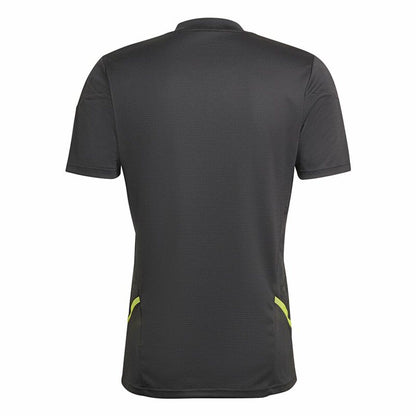 Men's Short-sleeved Football Shirt Adidas Con22 Black