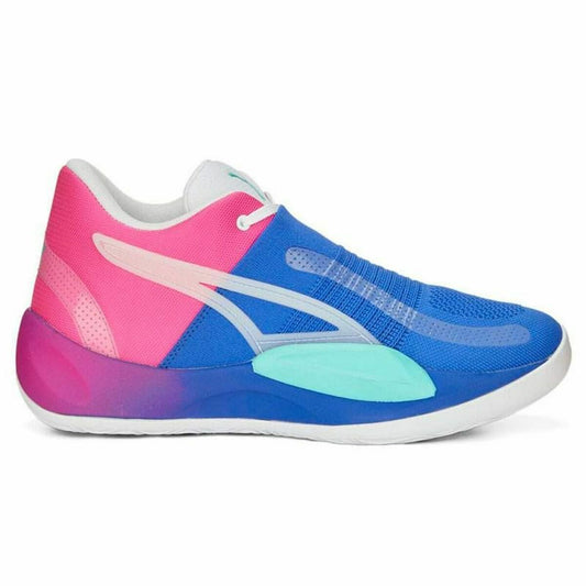 Puma Rise Pink Blue - Basketbalschoenen voor volwassenen
