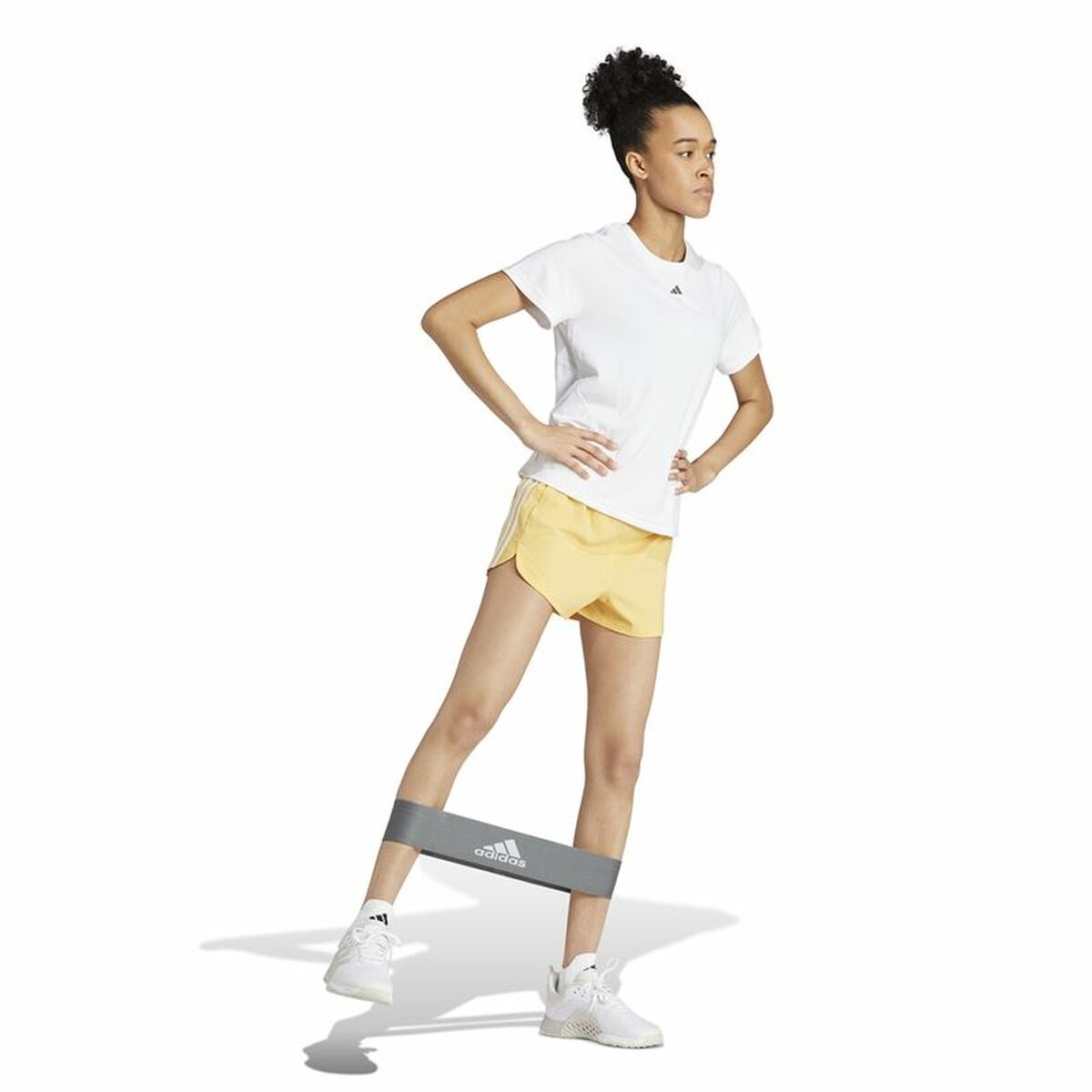 Sports Shorts Adidas Essentials Pacer Wvn High Yellow