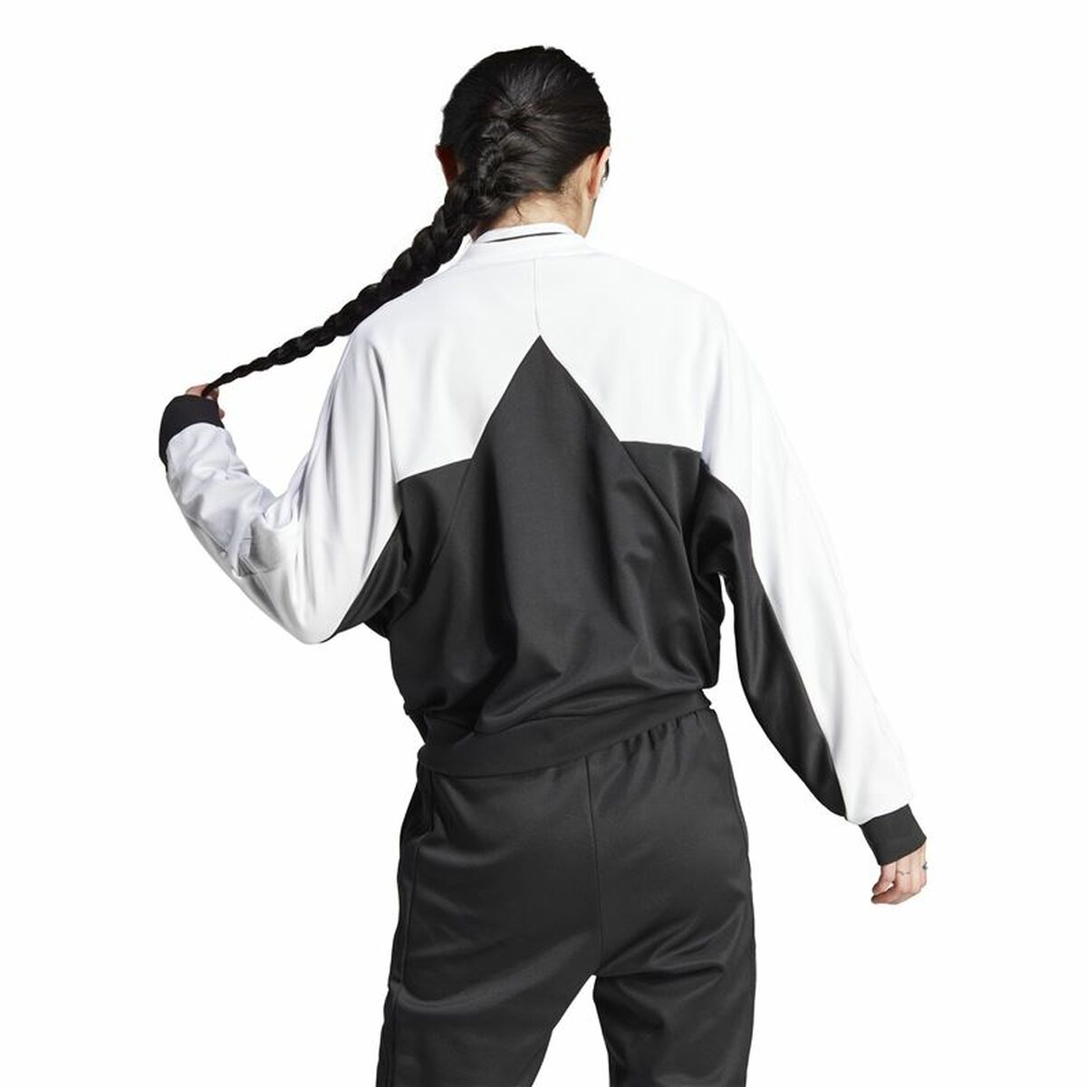 Jacket Adidas Tiro Cb Tt White Black Lady-3