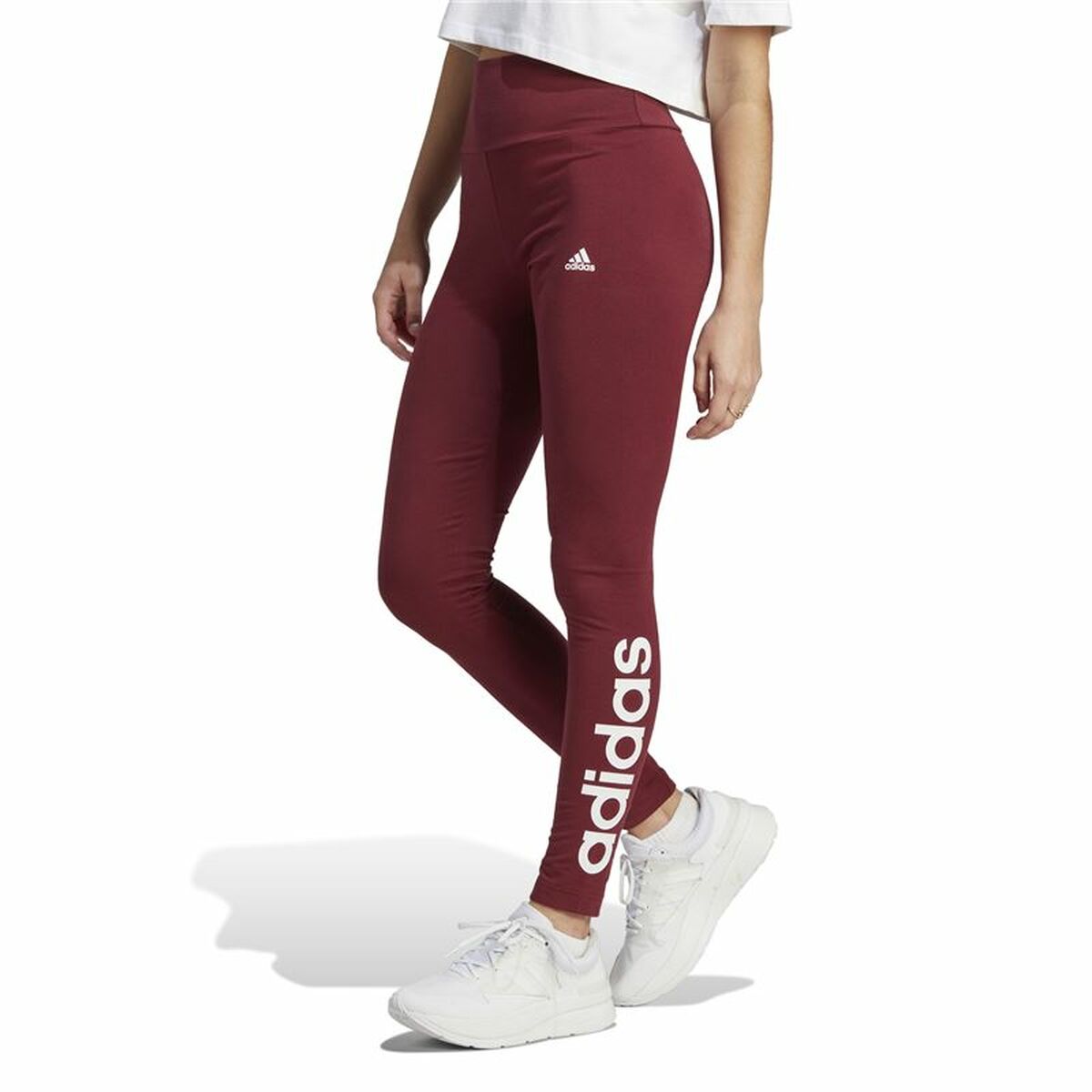 Sport leggings for Women Adidas Maroon-7