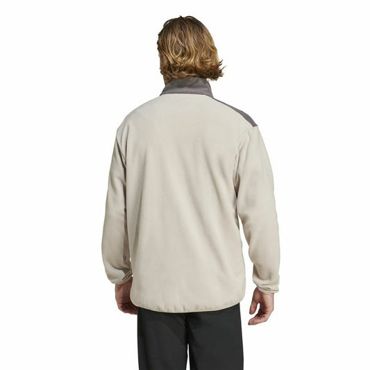 Fleece Lining Adidas Terrex Multi Full Zip Fleece Beige Men