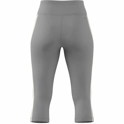 Sport leggings for Women Adidas Train Essentials 3S 3/4 Grey
