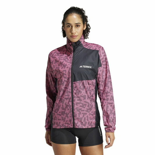 Windjas Windcheater Jacket Adidas Terrex Pink/Black Dames