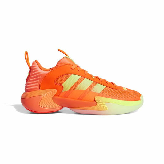 Basketball Shoes for Adults Adidas Exhibit Select Mid Orange-0