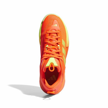 Basketball Shoes for Adults Adidas Exhibit Select Mid Orange-4