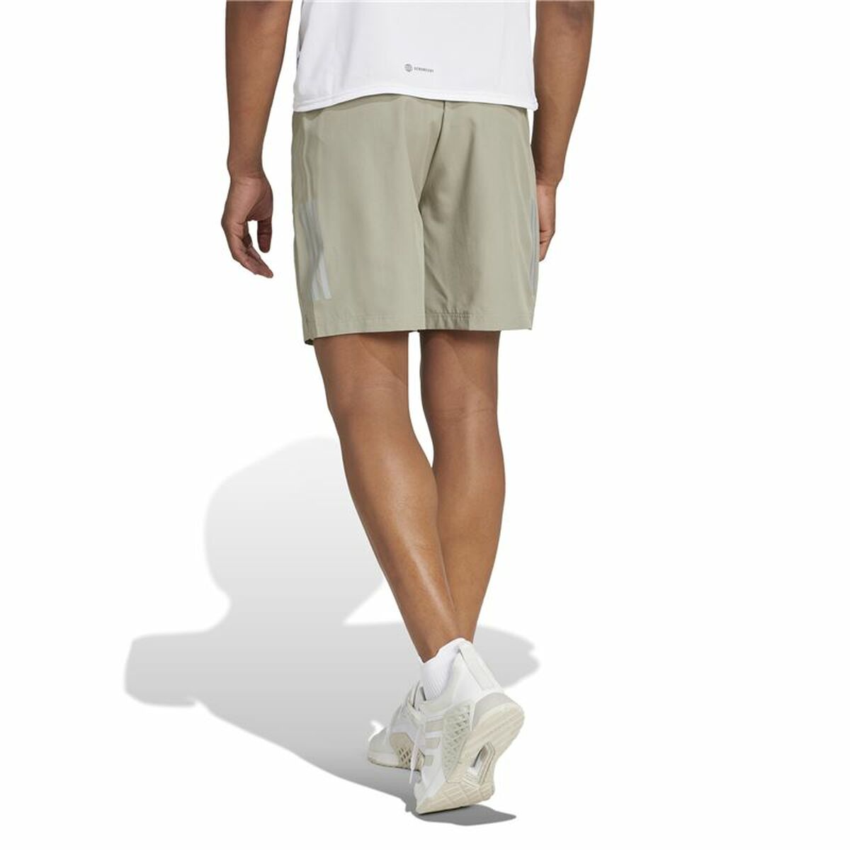 Men's Sports Shorts Adidas Gym+ Training 3 Bandas Brown