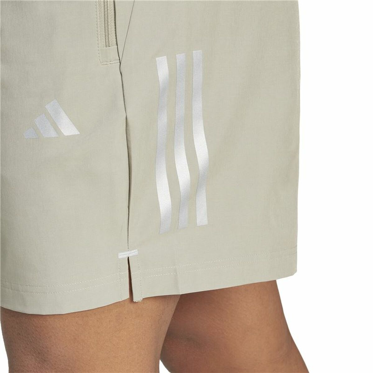 Men's Sports Shorts Adidas Gym+ Training 3 Bandas Brown