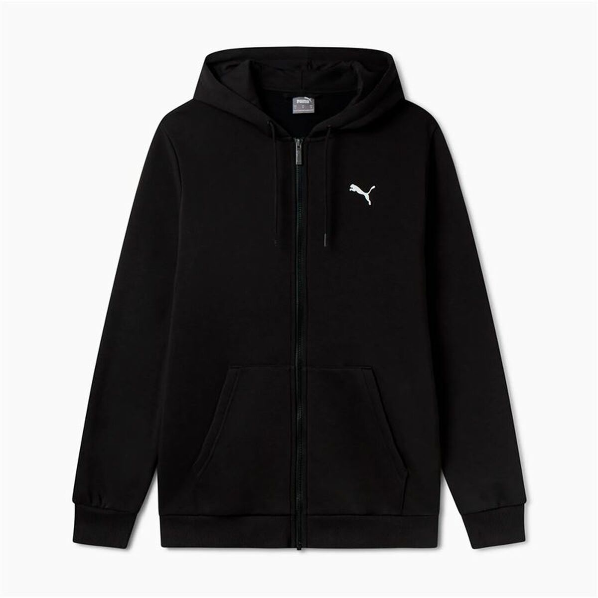 Men’s Hoodie Puma Essentials+ Graphic Hoodie Fz Black