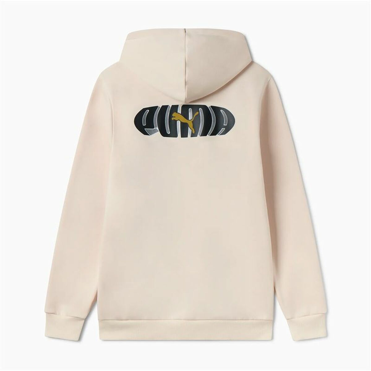 Men’s Hoodie Puma Essentials+ Graphic Hoodie Fz Beige